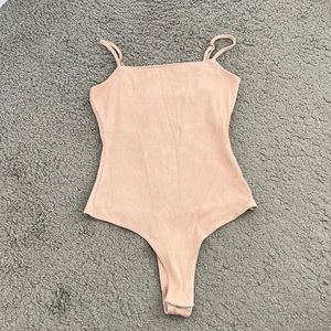 Kittenish Ribbed Bodysuit